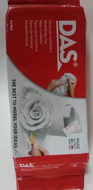 חימר דאס.-מתייבש באויר ללא צורך באפייה