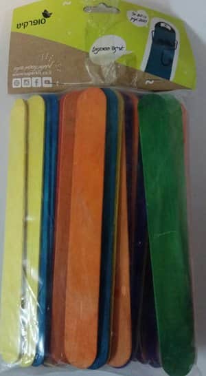 מקלות רופא צבעוניים.