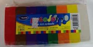 פלסטלינה 8 צבעים 400 גר.