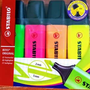 טושי הדגשה סטבילו