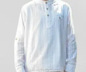 חולצות צוארון סיני ארוך