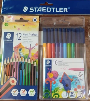 סט טושים+צבעי עפרון-שטנדלר