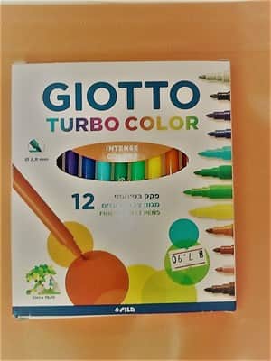 12-giotto טושים.